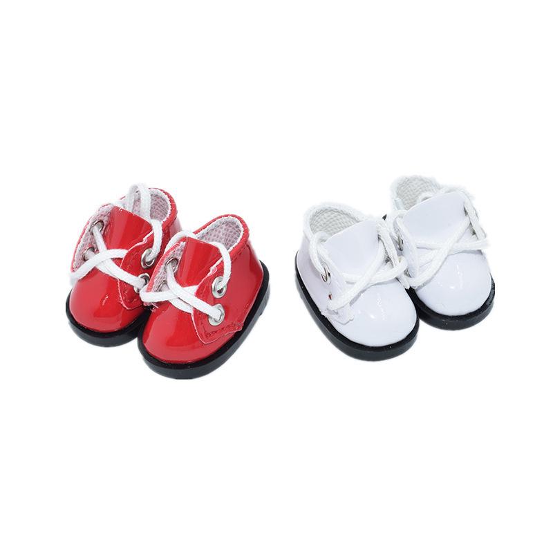 6-Point BJD 15cm Cotton Doll Shoes - 30cm Jointed Doll Leather Dress-up Accessories