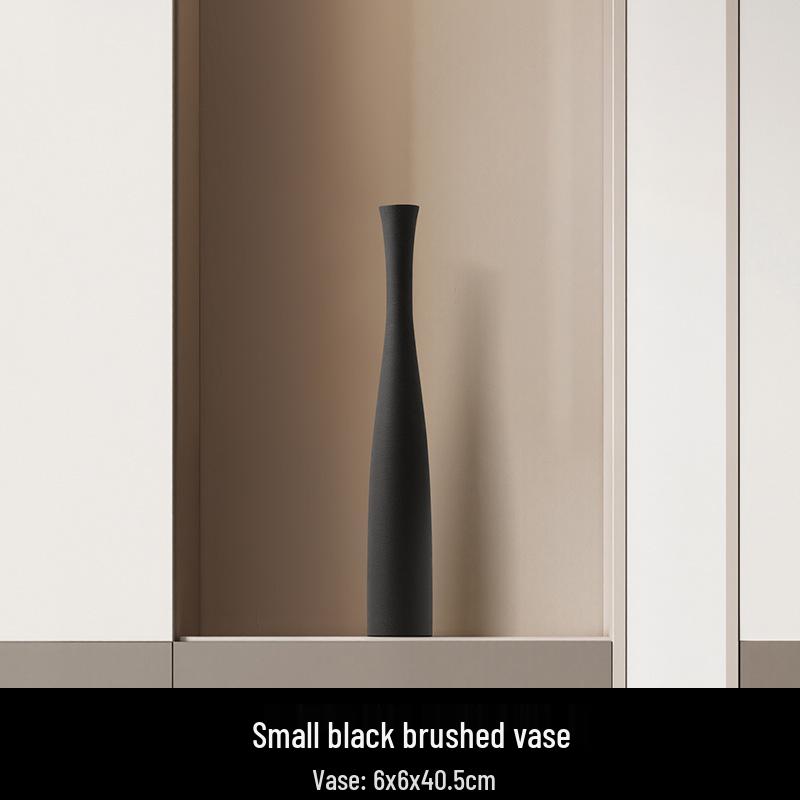 

Zen Flower Vase for Home Décor: Elegant Ceramic Accent for Entryway or TV Cabinet