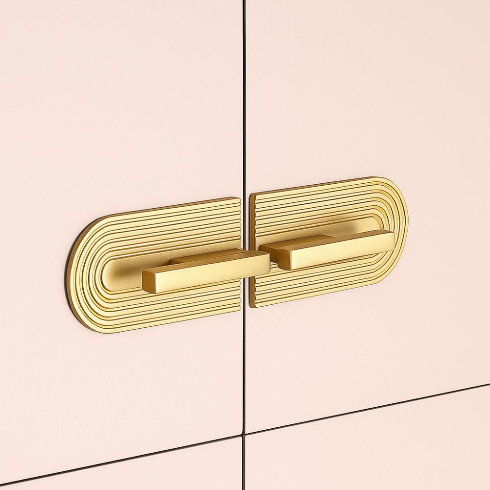 32mm Furniture Handle Golden Drawer Knob Light Luxury Golden Cupboard Door Knob  Shoe Cabinet