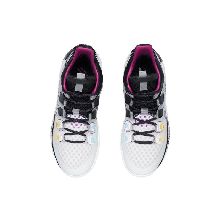 New LINING Sonic 9 Shoes 'White Black Red' ABAR039-1