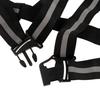 AG590B REFLECTIVE HARNESS SAFETY VEST BLACK