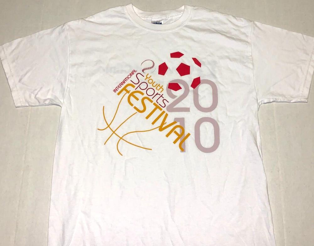 Rare 2010 International Youth Sports Festival Cleveland Clinic T-Shirt New! Mens Unisex T-Shirt XXXXL