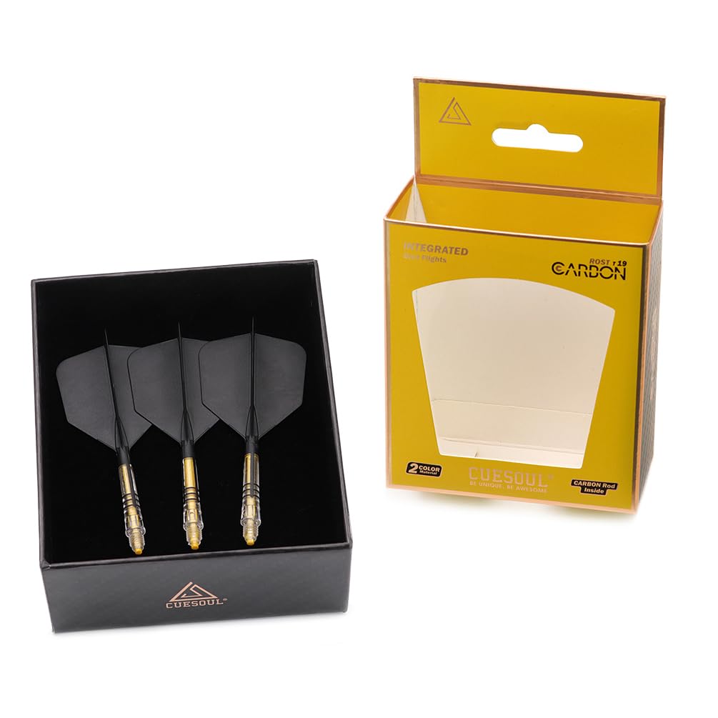 CUESOUL ROST AK57 T19 Carbon Fiber Rod Integrated Flight Big Wing Shape Set of 3 Built-in (CS-AK571-3)
