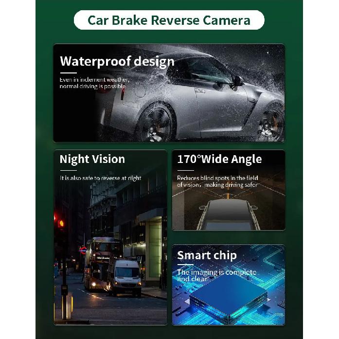 AHD Car Brake Light Rear view Reverse Camera For OPEL VIVARO 2014 RENAUL Trafic 3 Waterproof Night Vision Backup Camera