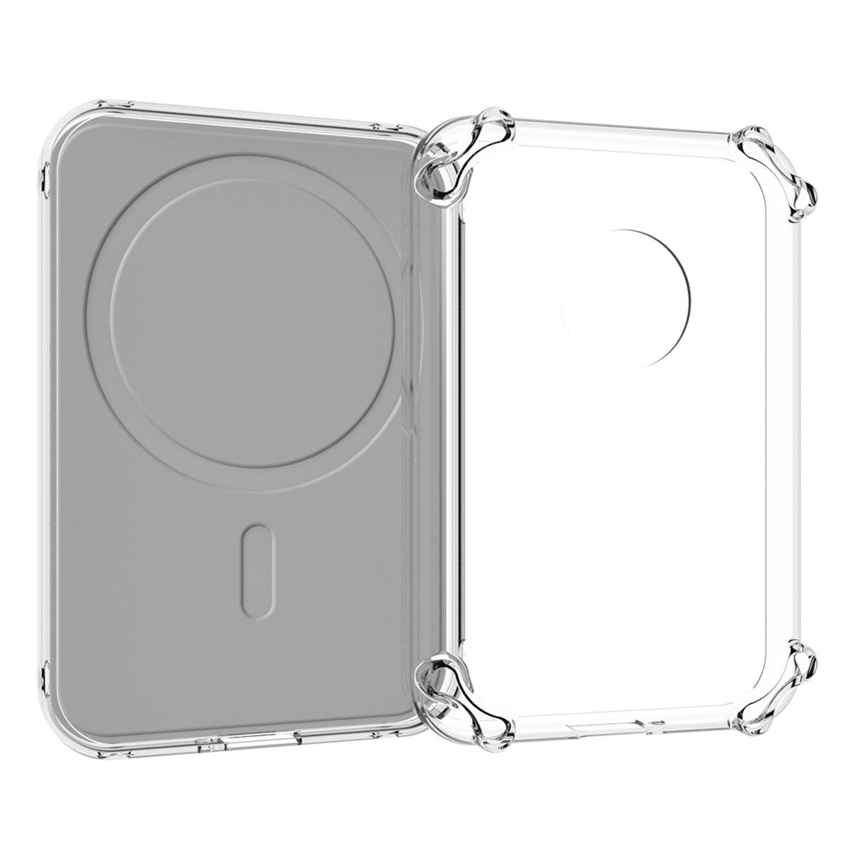 

ENKAY HAT PRINCE TPU Shockproof Case Compatible with MagSafe Battery Pack Cover Transparent External Battery Case A