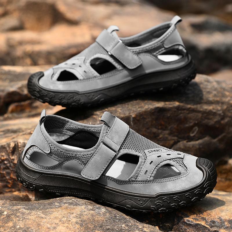 2026 Men s Lightweight Breathable Closed-Toe Beach Sandals 42