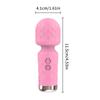 Mini Vibrator Sex Toys Personal Bodymassager Rechargeable Silent Strong Shock Female Macturhator