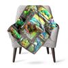 Lizard Customize Your Name Blanket Used For Chair Office Sofa Bed Camping Soft And Warm Giving Friends And Relatives Birthday Graduation Gift