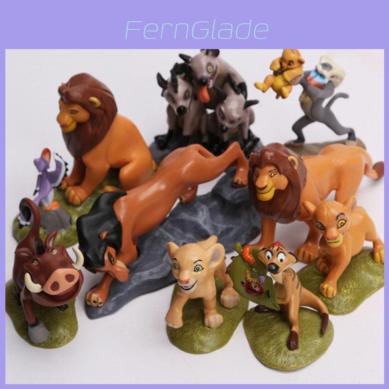 Collezione di Figure Il Re Leone Set di Bambole Giocattolo Simba con Materiale PVC di Qualità Premium