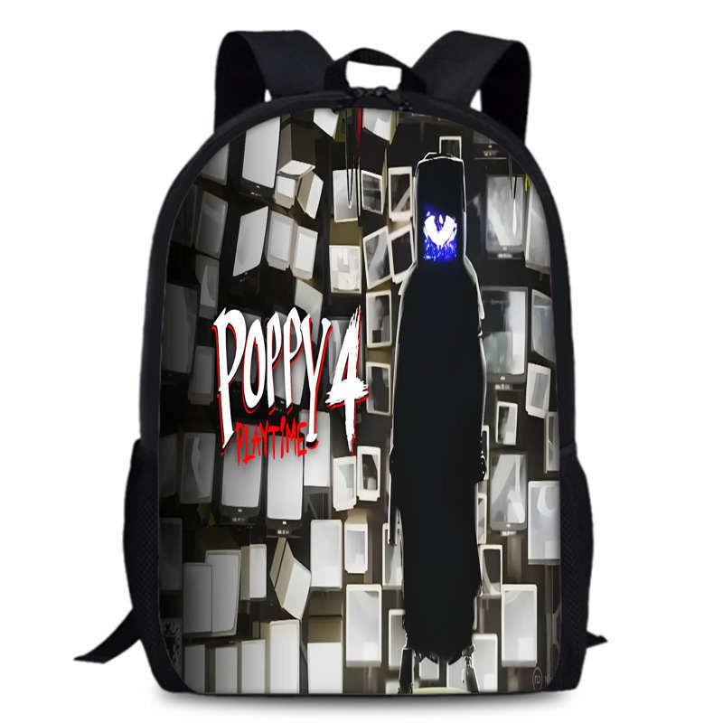 Chapter Poppy Playtime 4 Durable Bookbag 15in Laptop Anime Backpack Oxford