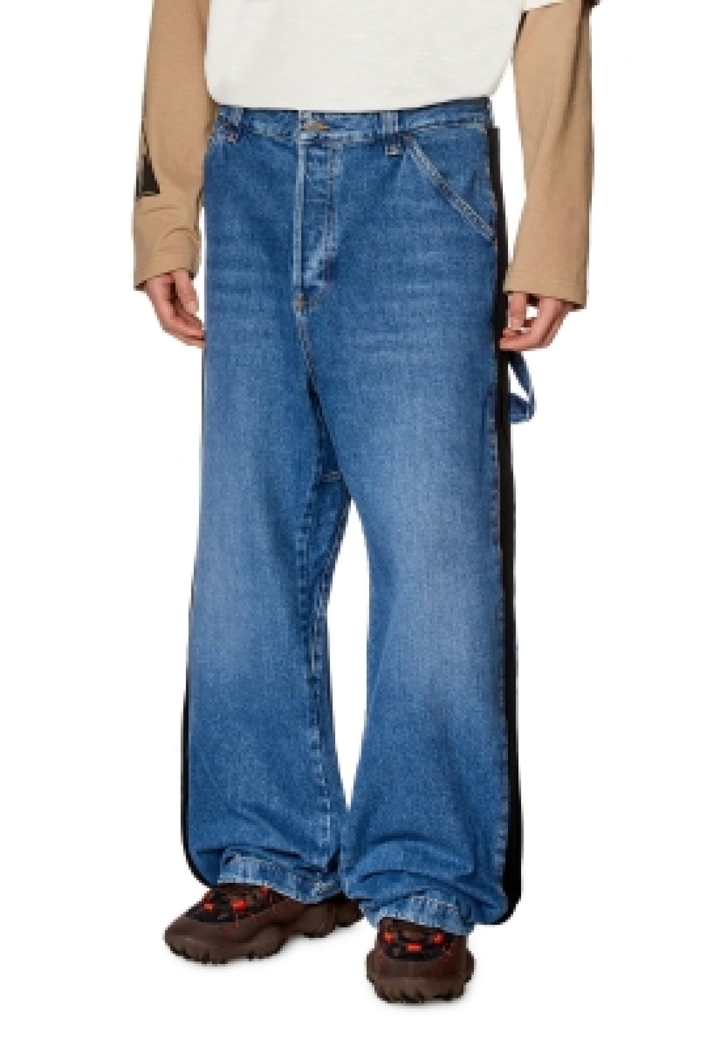 

Denim Loose 30 Light Indigo 01 [Diesel] Men s Pants, Fit, A119470HJAV, inch, Blue,