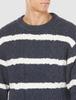 Gelato Pique HOMME Border Alan Pullover PMNT225920 NVY M Men's