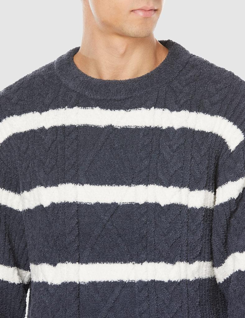 Gelato Pique HOMME Border Alan Pullover PMNT225920 NVY M Men's
