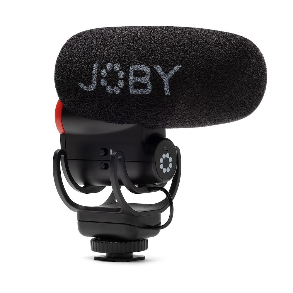 Joby Wavo Plus Microphone for and TikTok On-Camera Vlogging, YouTube, (JB01734-BWW)