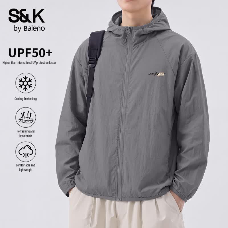 Baleno Men's Ice Silk Sun Protection Hoodie