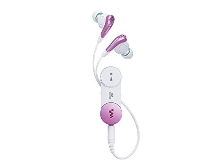Sony Wireless Earphones Bluetooth Light Pink Noise-Canceling MDR-NWBT20N Compatible, (MDR-NWBT20N PI)