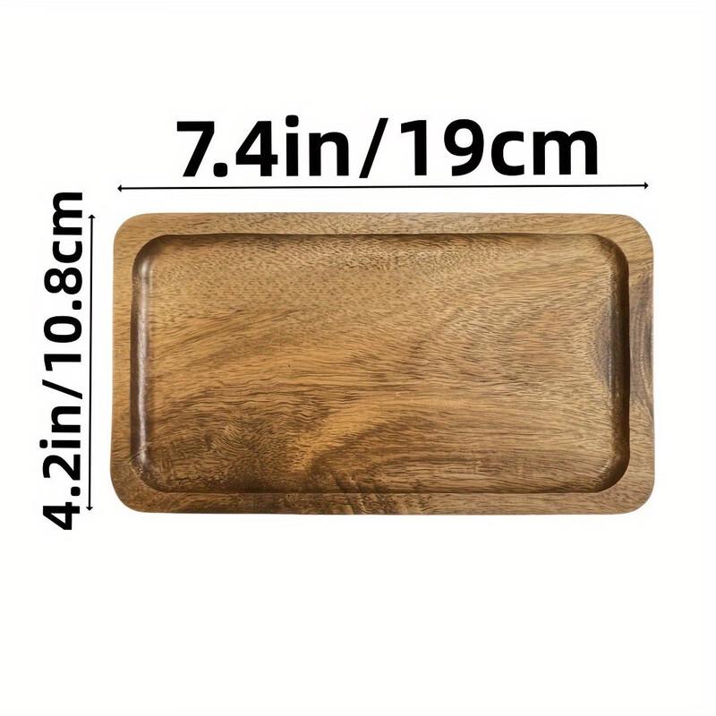 Abay Wooden Snack Serving Tray Set