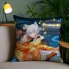 K-Kamisama Hajimemashitas Pillow Case Office Sofa Dorm Chair Back Short Plush Double-Sided Printing Home Cushion Cover