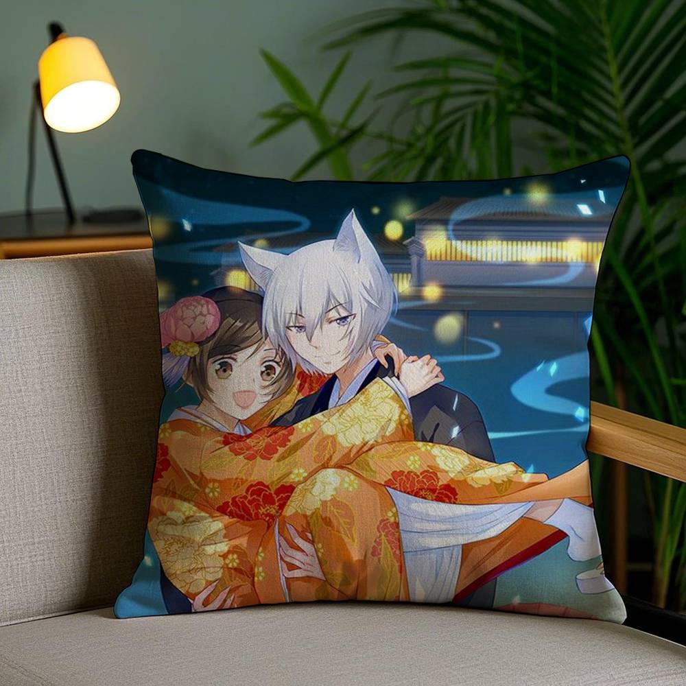 K-Kamisama Hajimemashitas Pillow Case Office Sofa Dorm Chair Back Short Plush Double-Sided Printing Home Cushion Cover