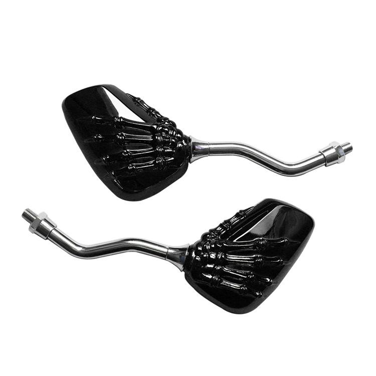 

Универсальные мотоциклетные зеркала заднего вида для Honda Suzuki Kawasaki Yamaha Harley SF-033 чёрный