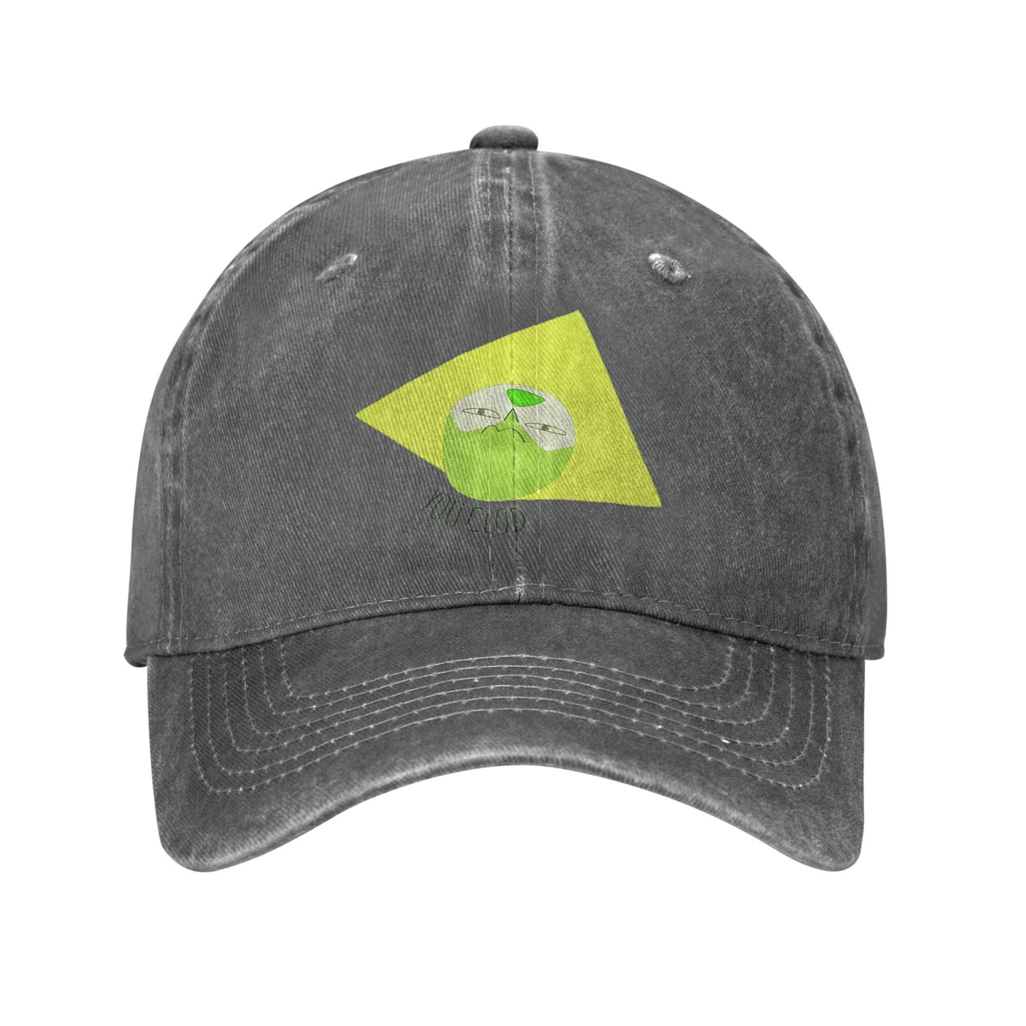 You Clod Peridot Steven Universe Denim Cap Casual Baseball Caps Adjustable Hat Summer Unisex Baseball Hats One Size