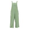 Tooxika New Style Casual Loose Sleeveless Jumpsuit For Women Solid Color Cotton And Linen Suspenders Wide Leg Pants