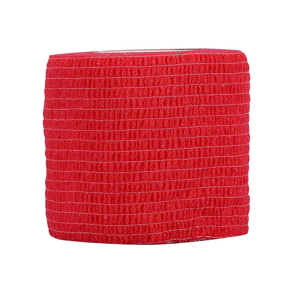 Tattoo Accessory Self Adhesive Elastic Bandage Finger   Wrap Sport Tape (Red)