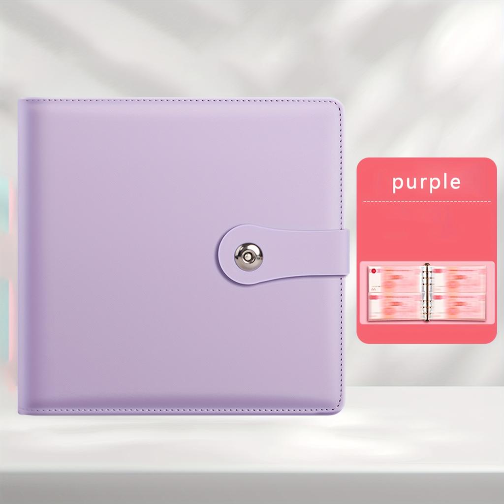 Sparebok med stor kapasitet, kan romme 200 sedler, budsjett-samlepose, sparepenger-utfordring, sparepenger-samlepose