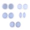 Rugby Baseball Sunflower Earring Silicone Mold Suitable for Epoxy Resin Diy Craft Pendant Stud Earrings Jewelry Making