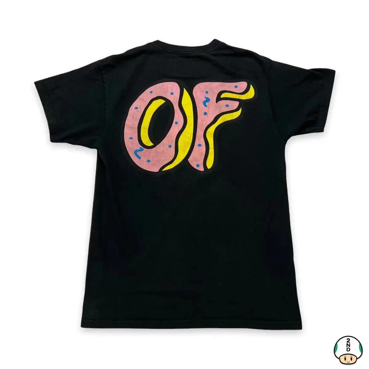 Odd Future T Shirt Mens Medium Black OF Donut Short Sleeve Graphic Rap Tee S