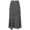 Sancai 2026 Summer Floral Chiffon A-Line Slit Skirt