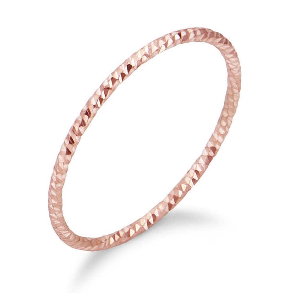 14K Bold Pure Cutting Ring