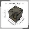 3 Pieces Display Case for Figures Box Multipurpose Storage Dustproof Protection Toys
