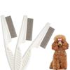 Pet Flea Comb for Dogs and Cats - Dense Tooth Grooming Tool for Hair Removal