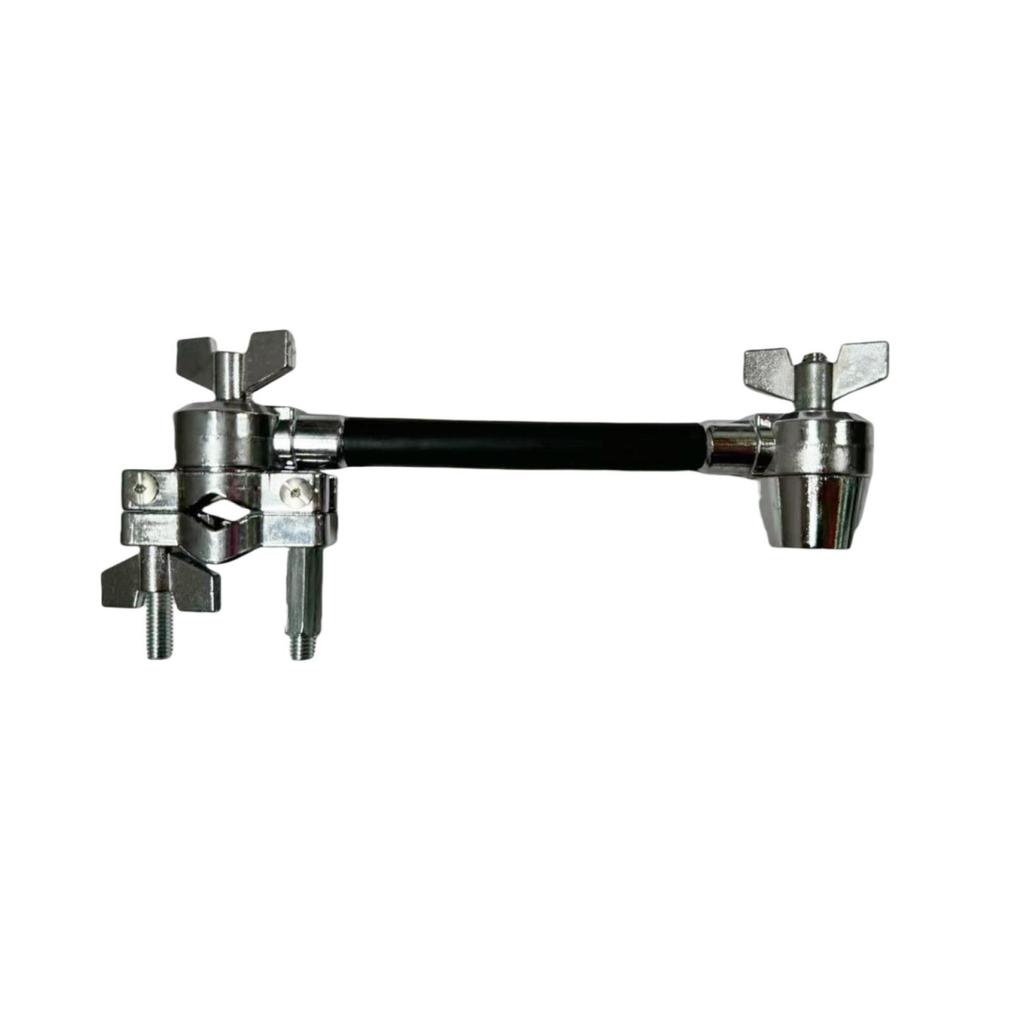 Multi-functional Drum Rack Extension with Double Head Tom-tom and Universal Clamp for Percussion Instruments