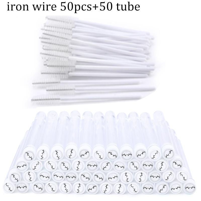 100 Stück Diamant Augenbrauenbürstenröhrchen Leer Wiederverwendbar Wimpern Mascara Stäbchen Hülle Austauschbare Kristall Wimpernbürste Staubdicht Make-up Werkzeug