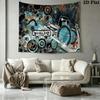Blink-182 Wall Tapestry Aesthetic Wall Hanging Printed Fabric Blanket Decorative Tapestries for Bedroom Living Room Home Decor