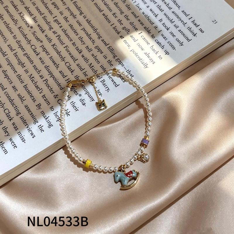 Handmade Floral Pearl Bracelet Women With Freshwater 18K Gold Plated Alloy Sweet Elegant Jewelry Accessory