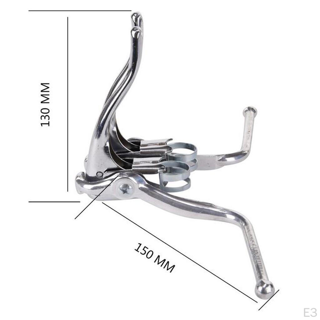 Road Bike Brake Levers Bent Bar Dual-control Handbrake