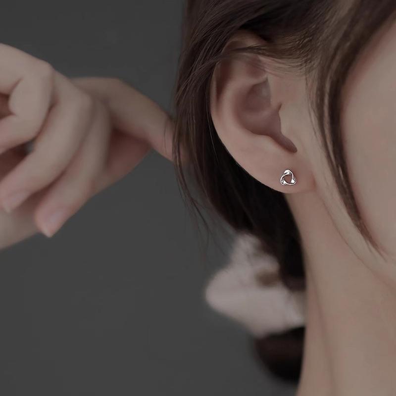 1Pair Tiny Minimalist Versatile Stud Earrings For Women Girls  Hypoallergenic Daily Wear Earrings Jewelry Accessories