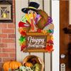 Simple Yet Stylish Thanksgiving Wreath For Front Door Turkey Decoration Door Sign Perfect For Holiday Party Decorations
