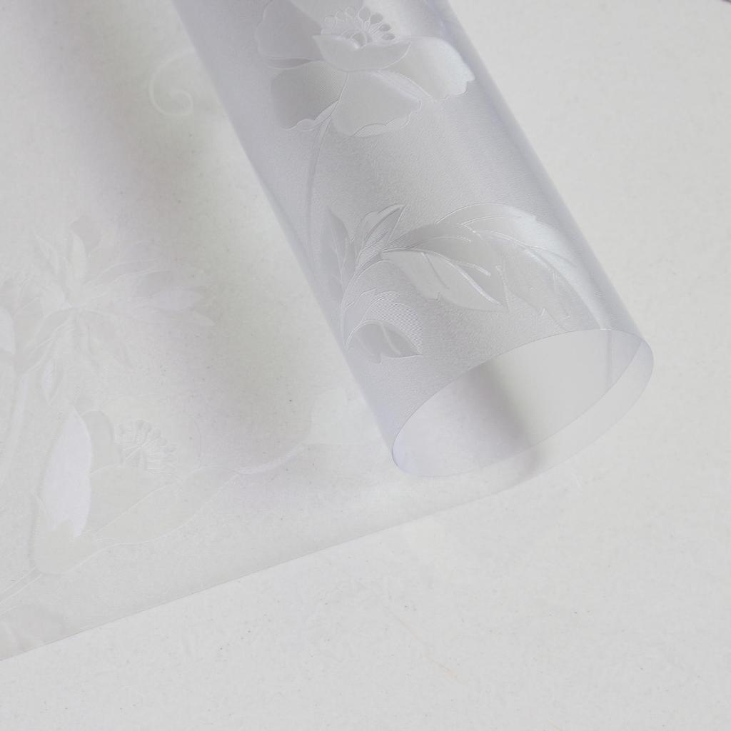 Electrostatic Frosted Privacy Window Film: Sunshade, Sunscreen, Heat Insulation for Bathroom & Toilet.