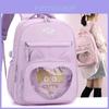 Cute Cat Themed Large Capacity Backpack For Kids With Breathable Waterproof Nylon Material