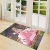 Custom Name Princess Pink Gown Carpet Rug Customizable Soft Washable Anti-Slip Home Living Room Sofa Mats Personalized Rug. 0909337