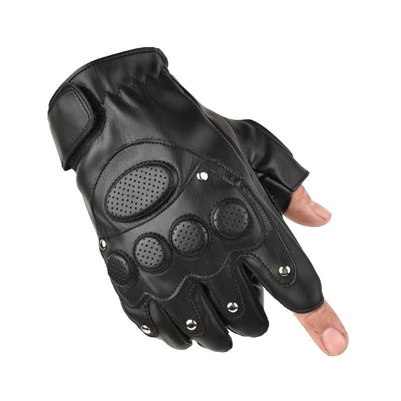 

Унисекс Водонепроницаемые Митенки из ПУ кожи для Велоспорта, Мотоспорта и Альпинизма Four rings; One Size чёрный