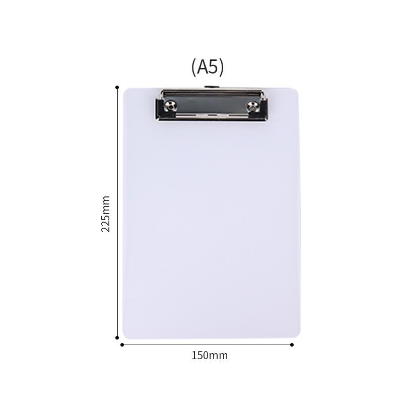 A4 Portablocco Plastica Blocco per Scrittura Cartella Carta Materiale Ufficio Organizzatore Portablocco Scatola Portaoggetti Blocco Documenti Porta Carta