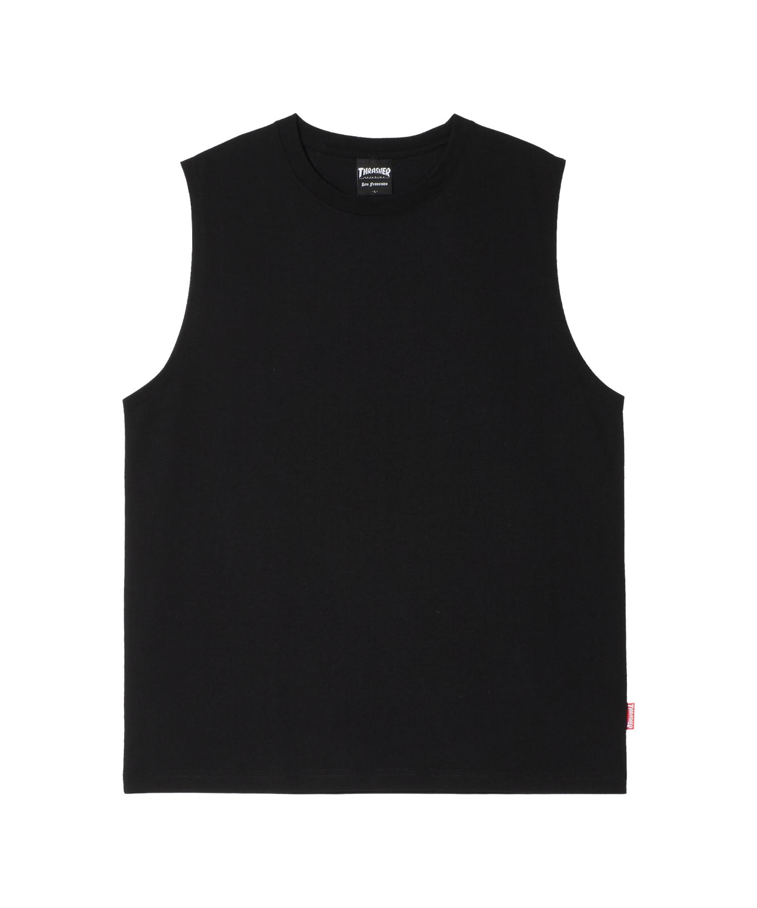 Treasure Back Flame Sleeveless Black M