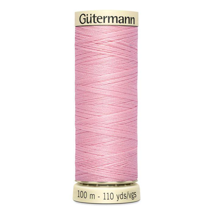 Lot de 5 bobines 100m Fil 100% polyester Gutermann Ref 788988 - Att 660 - rose ballet