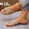 Fashion New Women Slippers Flat Bottom Non-slip Outdoor Open Toe Slippers Beach Female Sandals Sexy Fashion Design Shoes Slides Woman