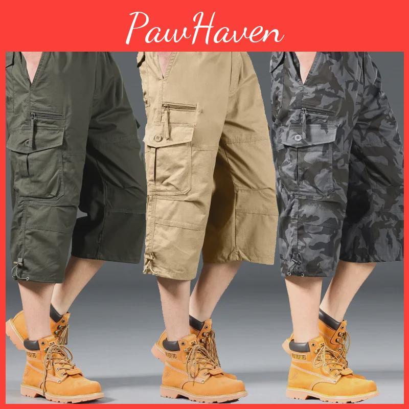 Shorts Cargo Loosefit Mens Multipocket For Summer In Various Colors